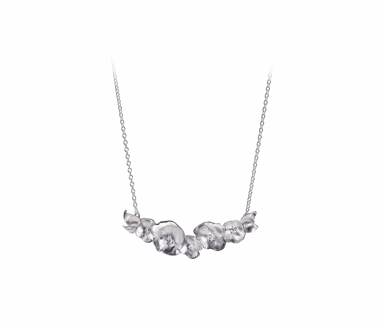 Örhängen Summer Night Rose i silver från Kalevala